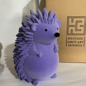 NENBOLEC Modern Sculpture Decor Animal Figurine Hedgehog Statue  6.3 inch